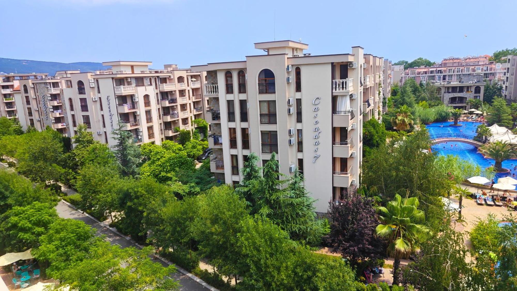Attractive Family Apartment In Sunny Beach Cascadas Family Resort Eksteriør billede