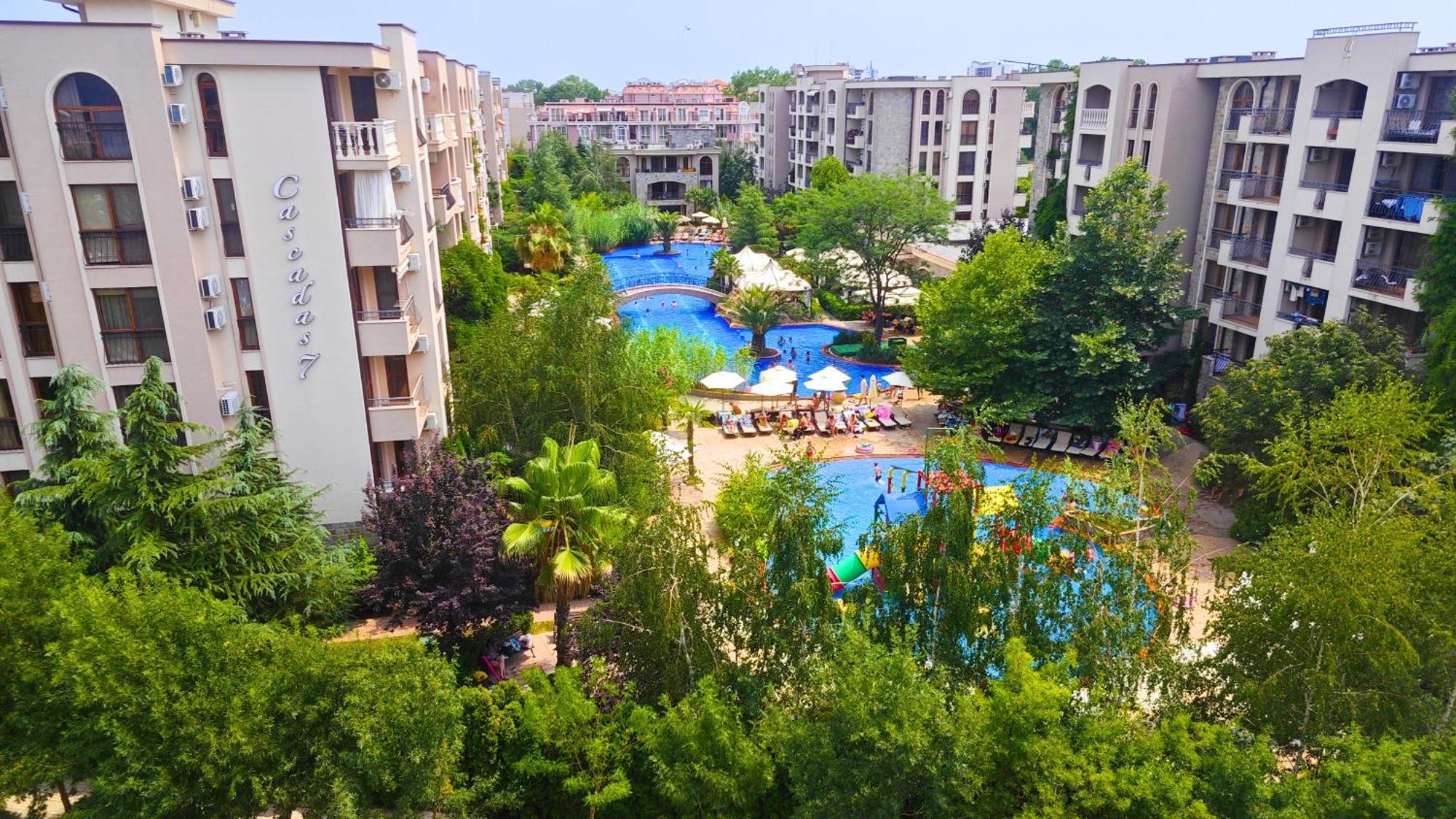 Attractive Family Apartment In Sunny Beach Cascadas Family Resort Eksteriør billede