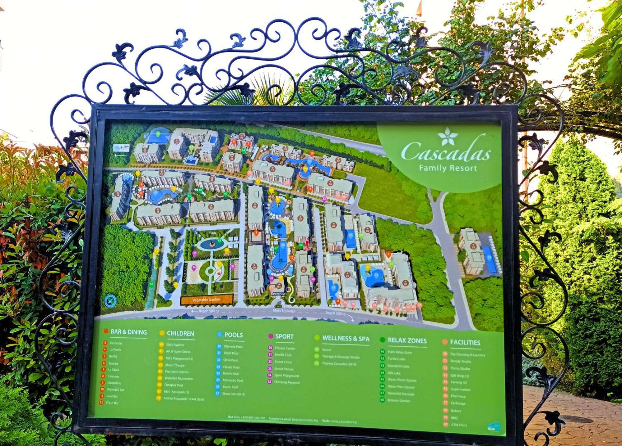 Attractive Family Apartment In Sunny Beach Cascadas Family Resort Eksteriør billede